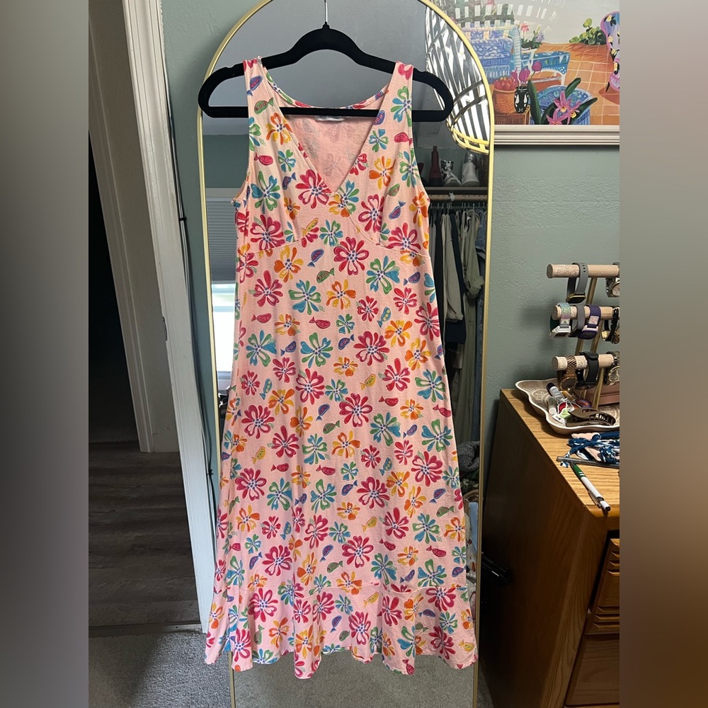Fresh produce floral dress